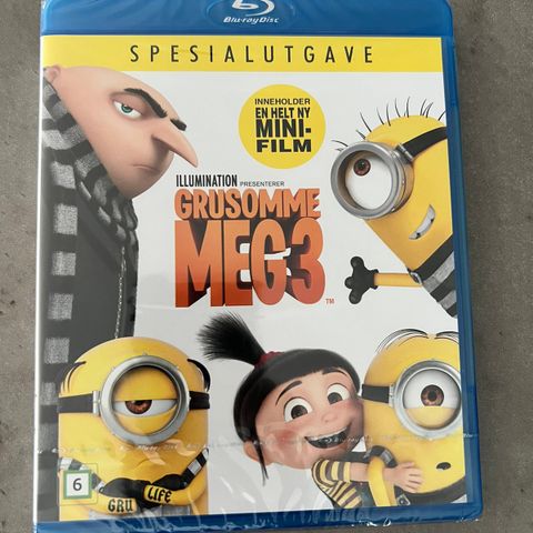 Grusomme meg 3 (Minions) Blu ray