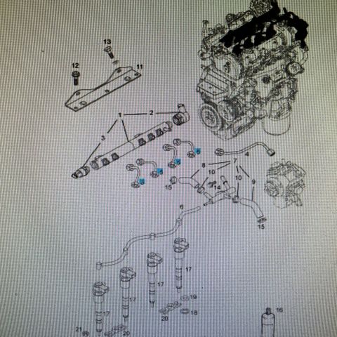 Y13DT, Z13DTJ/DT/DTH/DTE og A13DTC/DTE/DTR  motor deler.