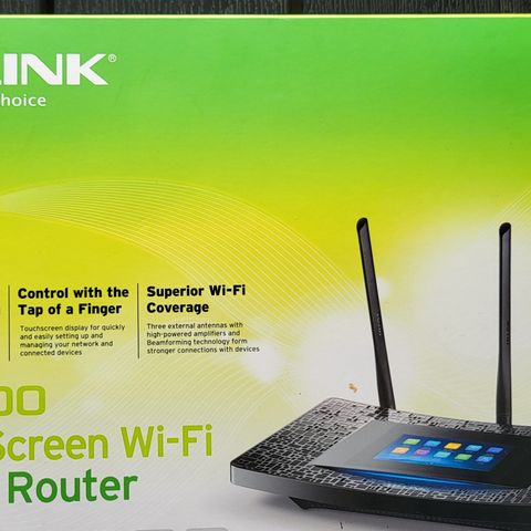 TP-LInk touch screen Ruter