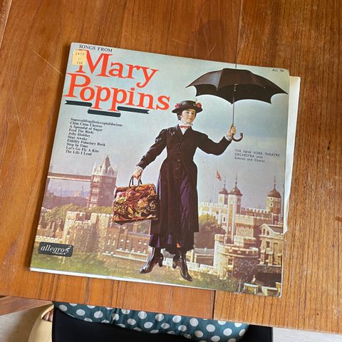 LP plate Mary Poppins