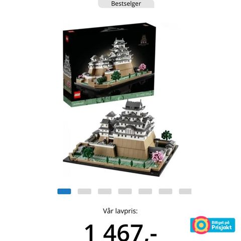 Selger Himeji-palass fra Lego