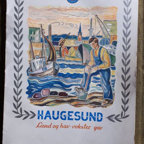 Tidsskrift Haugesund 100 år - 1854- 1954