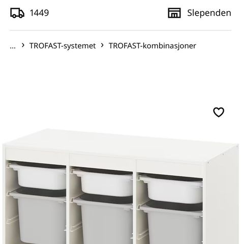 IKEA Trofast ønskes kjøpt