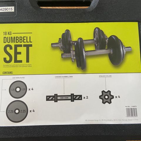 18KG Dumbbell set