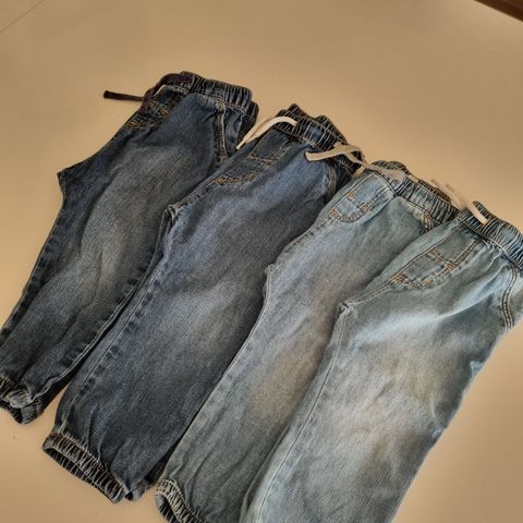 4 stk jeans str 92