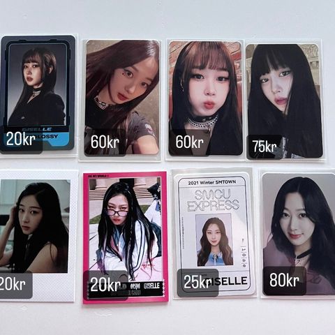 Giselle Aespa Photocards