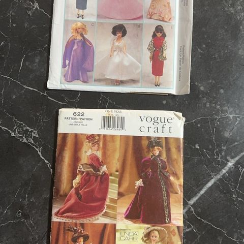 Glad i å sy Barbie klær? Victorian / viktoriansk kjoler ++