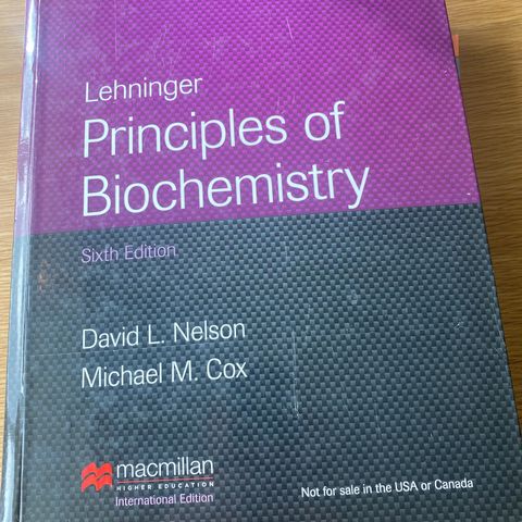 Principles of biochemistry