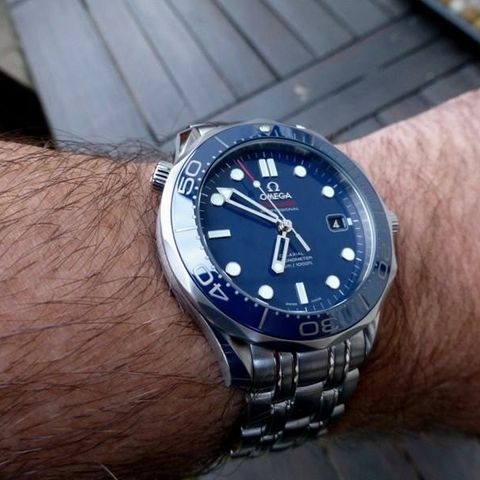 Omega Seamaster 300m blå