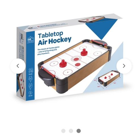 Air hockey bordspill