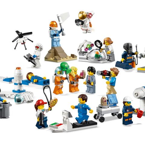 Lego city 60230 figurpakning romforskning