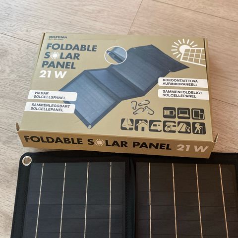 Solar panel foldable Biltema