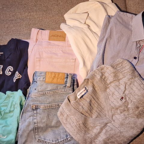 Klespakke Monky, Tommy Hilfiger, juicy, Jean Paul, H&M