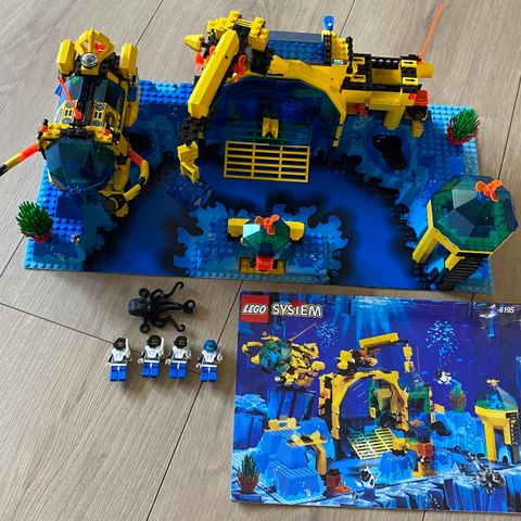Lego: Komplett Neptune Discovery lab 6195 med manual