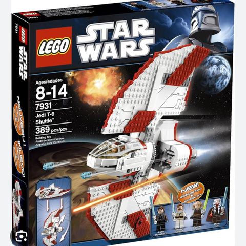 Lego Star Wars 7931 Jedi Shuttle Uåpnet!