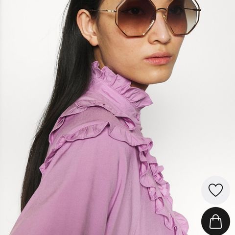 CHLOÉ POPPY HEXAGONAL METAL SUNGLASSES - SOLBRILLER