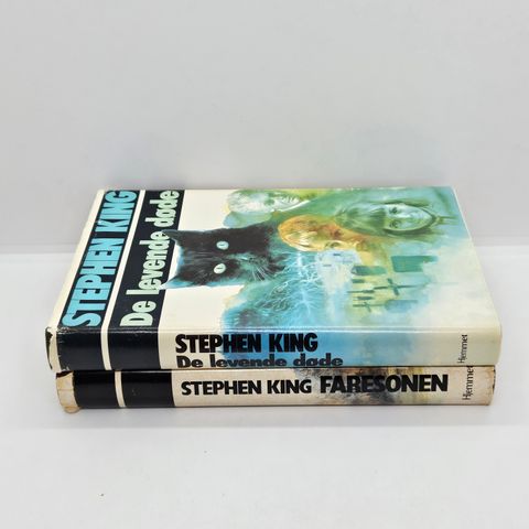 2 stk Stephen King hardcover bøker