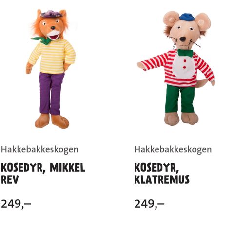 Klatremus og Reven fra Hakkebakkeskogen