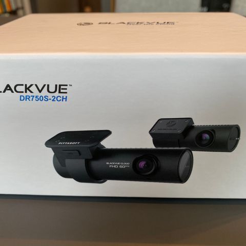 Blackvue DR750S-2CH Dashcam til bil med OBD strøm-adapter