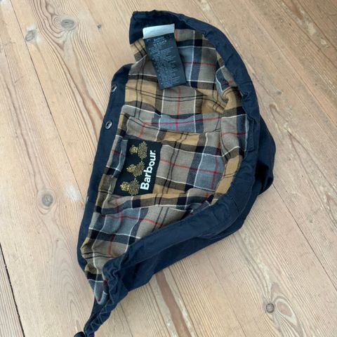 Barbour Waxed cotton hoody baby