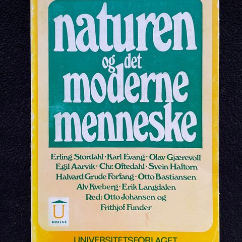 Naturen og det moderne menneske 1970