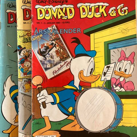 Donald Duck blader - årgang 1990