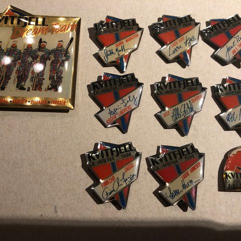 Kvitfjell Dream Team pins