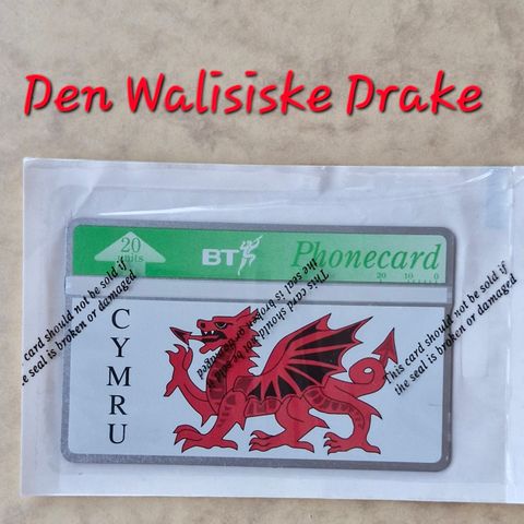 Telekort: Den Walisiske Drake , BT PHONECARD