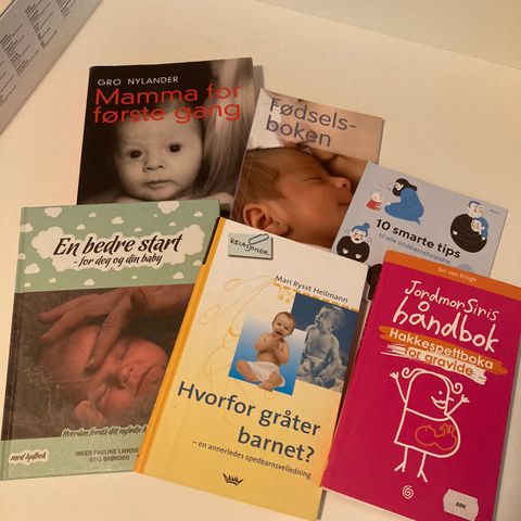 Bøker om graviditet og baby