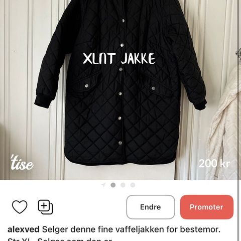 XLNT vaffeljakke