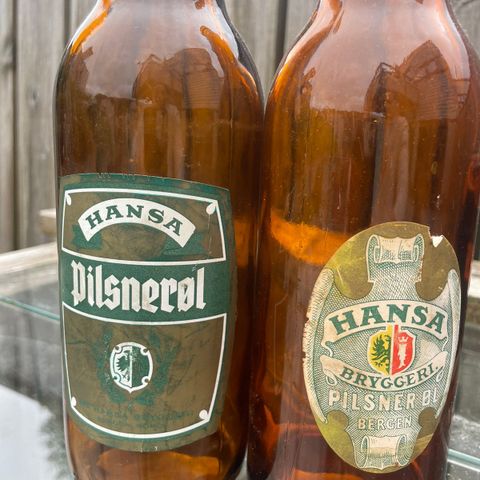 Hansa flasker fra 70 tallet