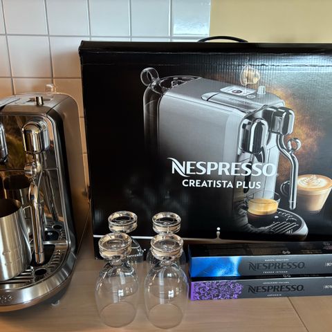 Sage Nespresso Creatista plus RESERVERT til 14/7