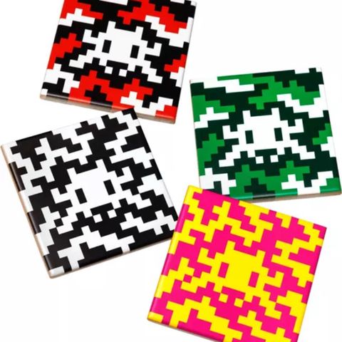 INVADER - Camo Space Station Tile Sealed Full Set of 4