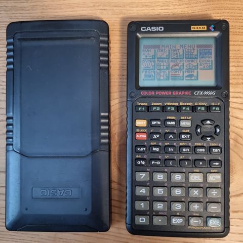 Casio CFX-9950 vitenskapelig kalkulator med fargedisplay