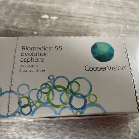 Biomedics’s 55 evolution asphere -3,75