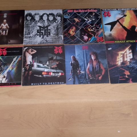 Michael Schenker Group - total  8 lp