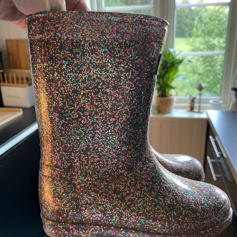 Gummistøvler med glitter Petit Cherie 30