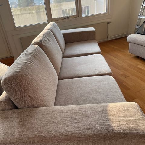 Billig sofa set + recliner lenestol