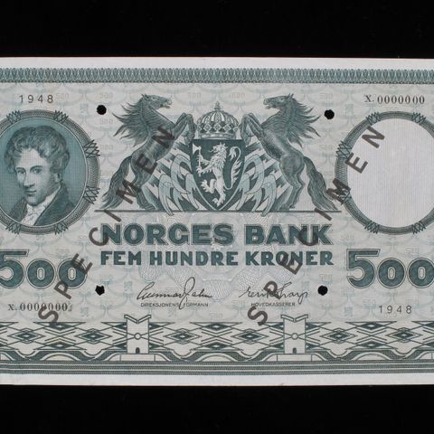 Kjøper gamle norske 500-kroner