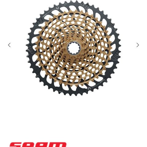 SRAM XX1 EAGLE XG-1299 10-52T KASSETT GOLD