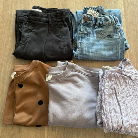 Klespakke 110/116 Zara, Lindex, Arket, H&M