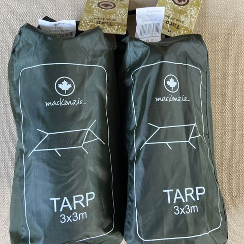 Tarp 3x3 m uåpnet