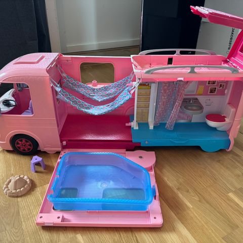 Barbie campingvogn bil