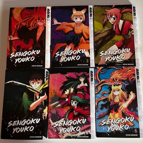 Sengoku Youko manga vols. 1-6