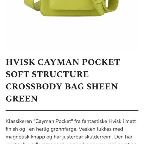 HVISK  Cayman pocket