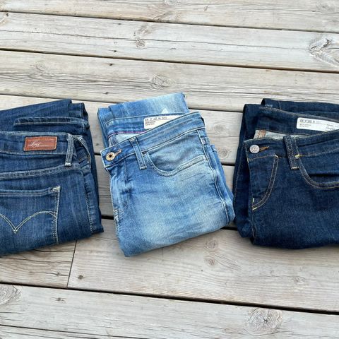 3 jeans, Diesel og Levis