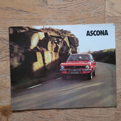 Brosjyre Opel Ascona A 1973