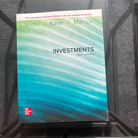 BI-Pensumbøker: Master I Finans (Sivøk), Investments, GRA 6534