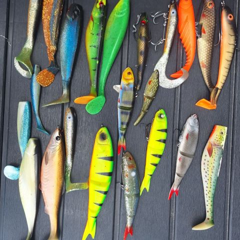 Diverse brukt Shad.