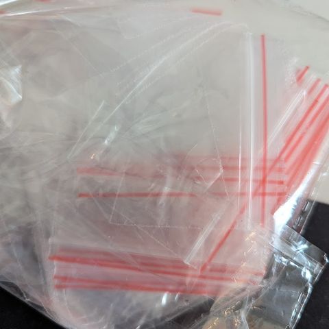 100 zip-poser / lynlåspose (4x6 cm)